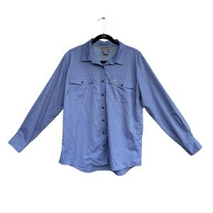 Ariat Rebar Work Shirt Womens Extra Large XL Lilac Purple Durastretch *FLAW*